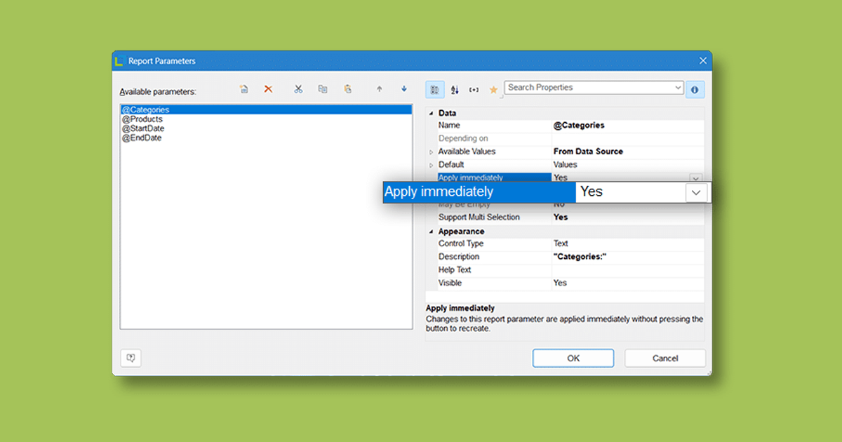 Thumb_EN-1 apply immediately option for report parameters